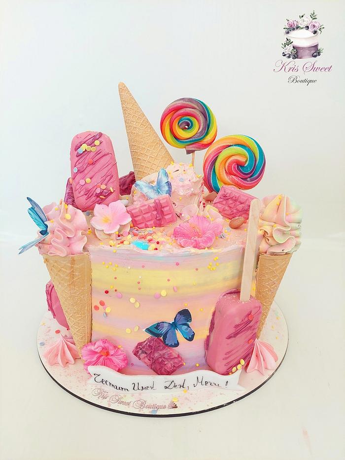 Lollipop cake 