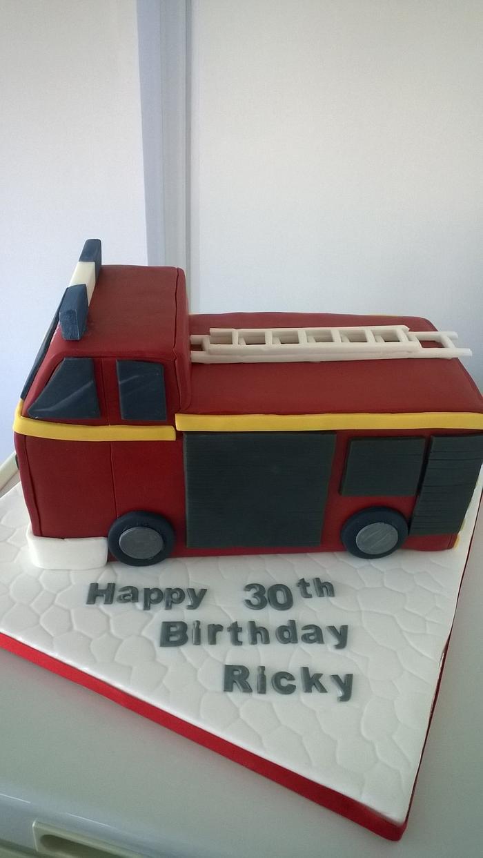 Fire Engine cake