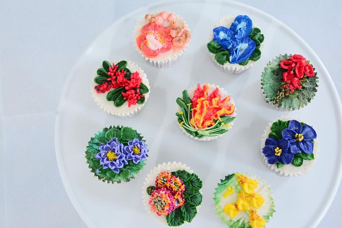 Srilankan wild flora cupcakes