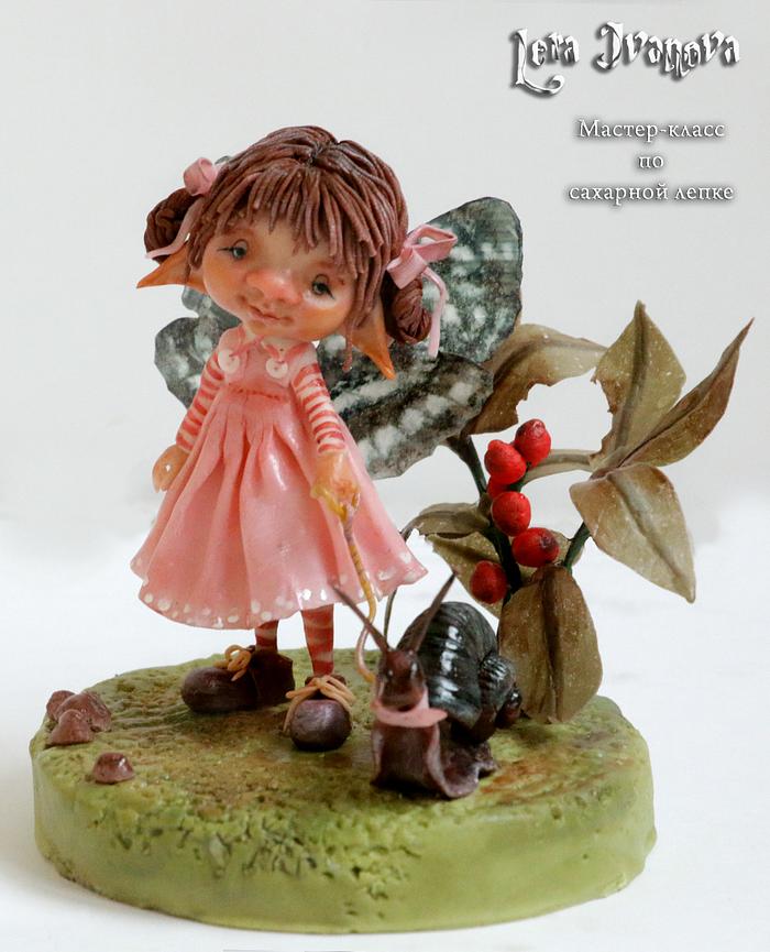 Sugar sculpture "Little Fairy"
