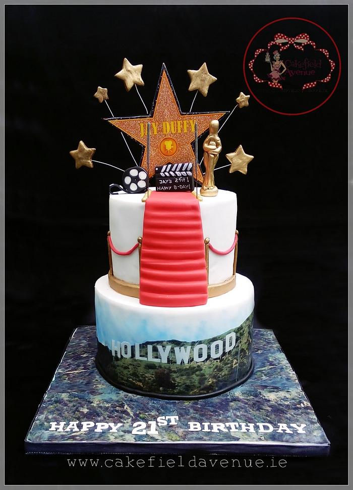 HOLLYWOOD STYLE CAKE for JAY DUFFY