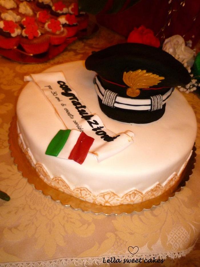 Marshal of the policeman cake