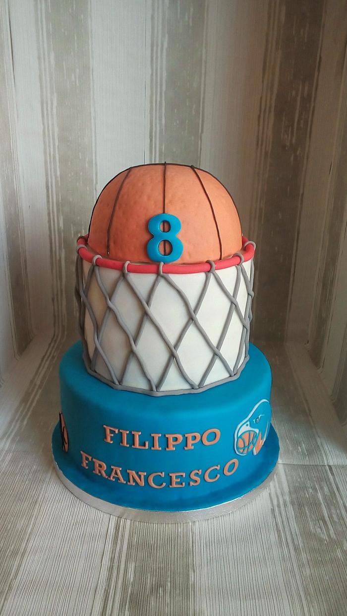 Basketball Cake Decorated Cake By Milena Cakesdecor 