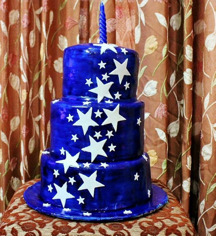 Twinkle little star cake