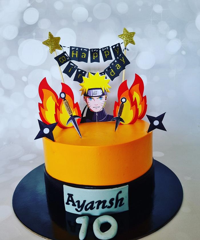 Naruto theme cake 