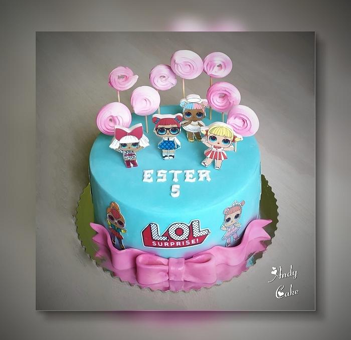 L.O.L Surprise cake