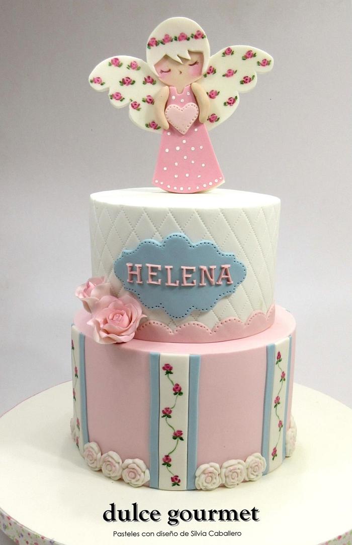 Baptism cake for Helena
