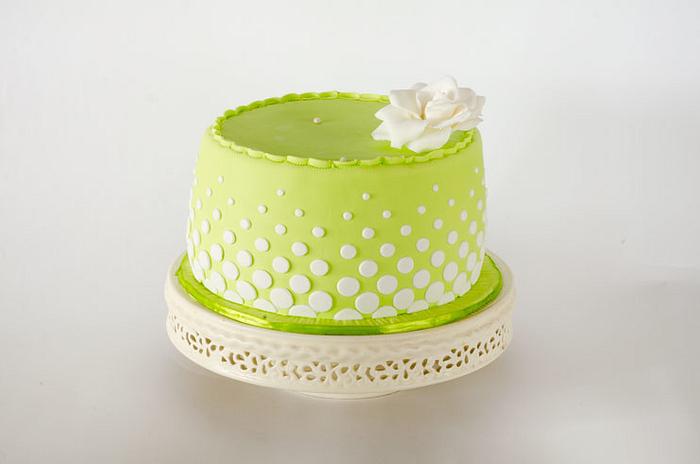 cake in green