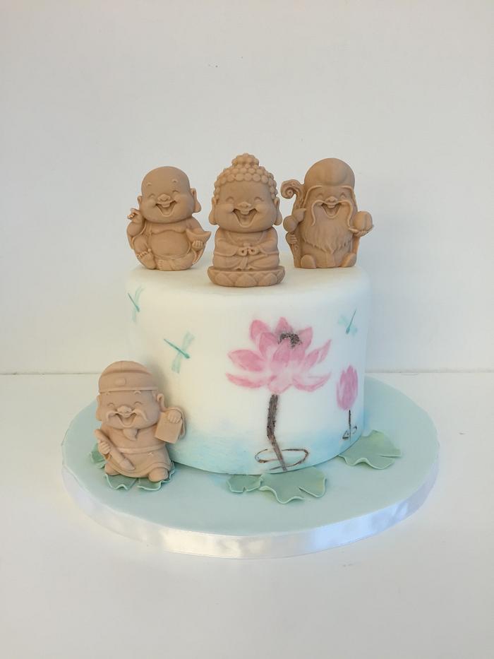 Laughing Buddha cake