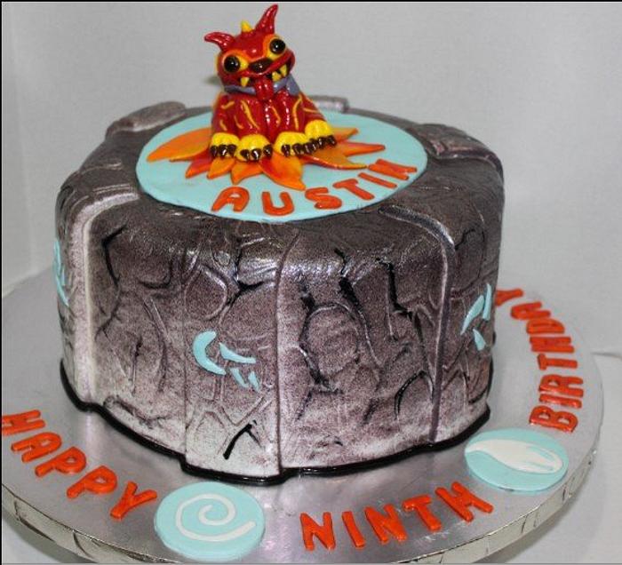 Skylander Portal Birthday Cake