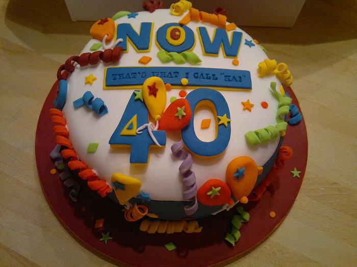 Kai's 40th cake