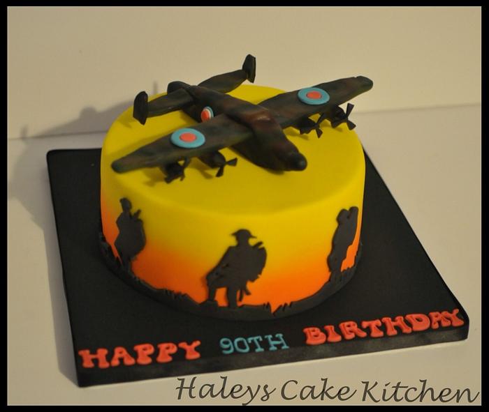 Lancaster bomber cake