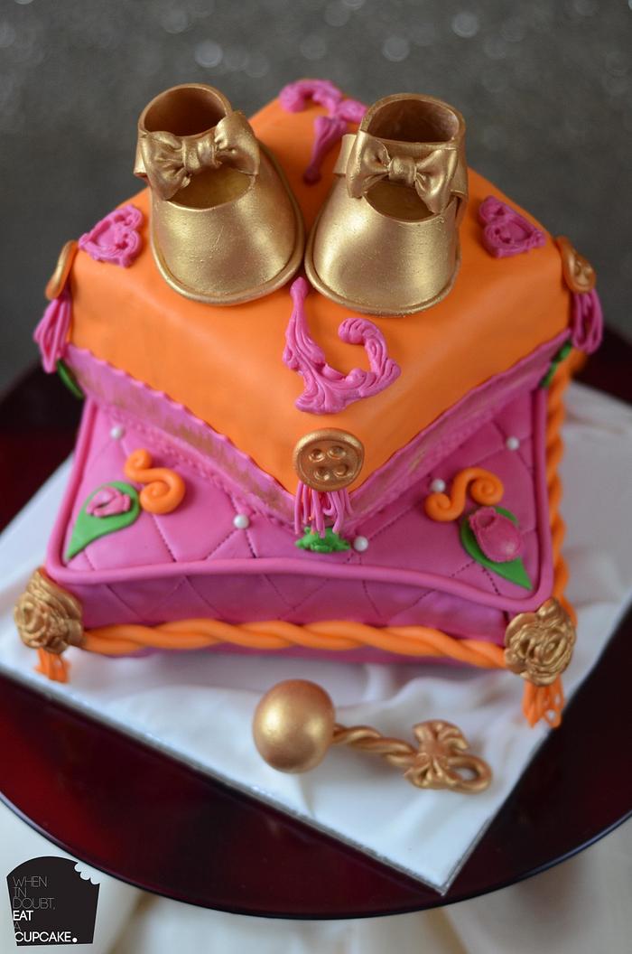 The Indian Baby Shower cake 