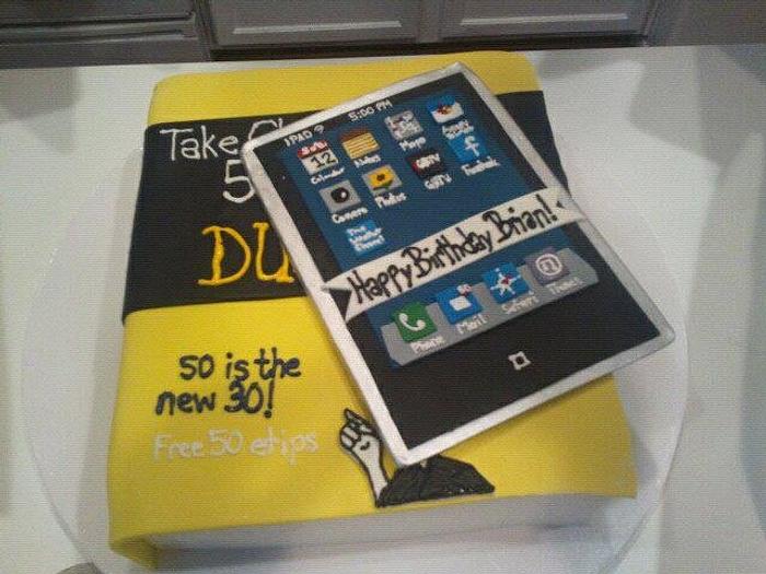Birthday cake for an iPad geek!!