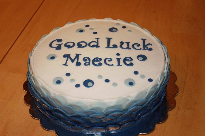 Good Luck Maecie Cake