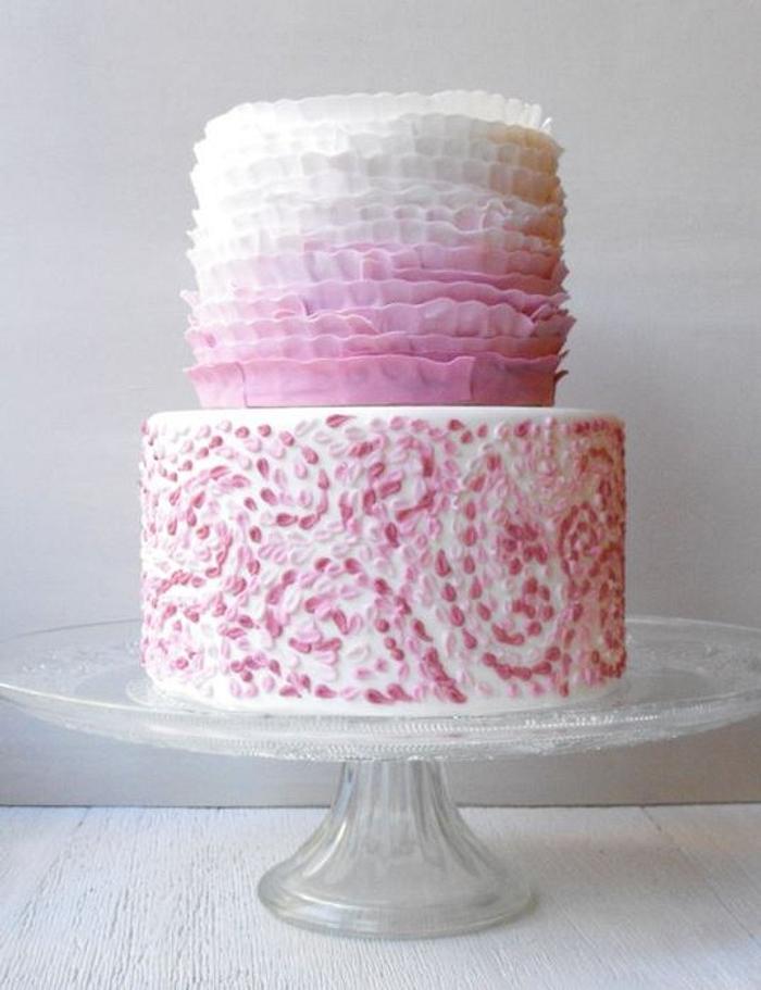 Pretty pink cake