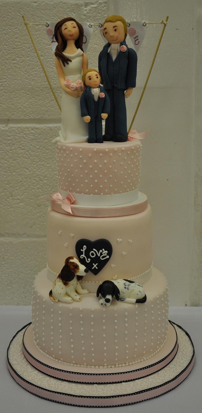Wedding Cake with family