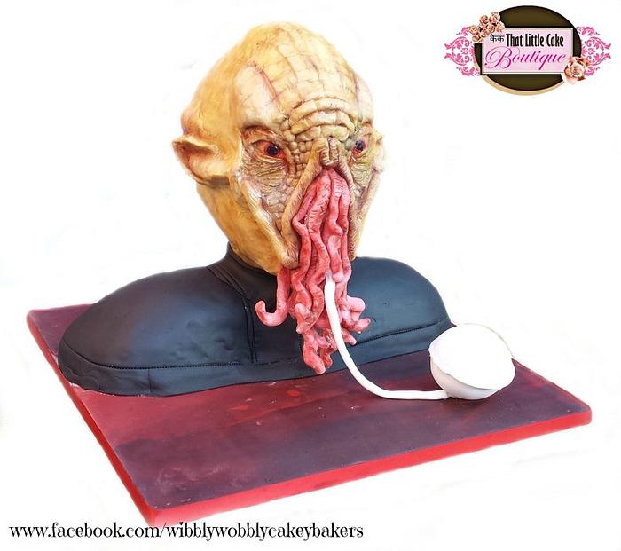 Doctor Who "Ood" Cake - Celebrating 50 years of Doctor Who