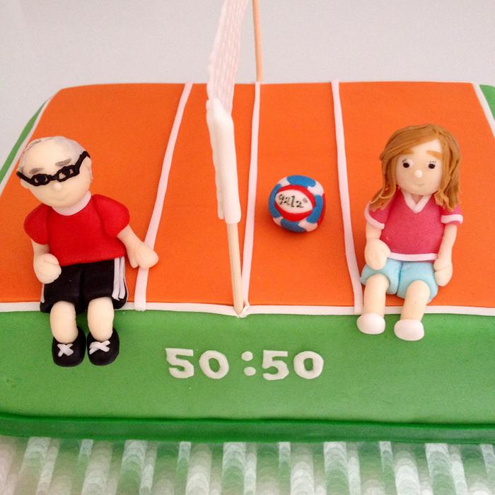 Volleyball cake