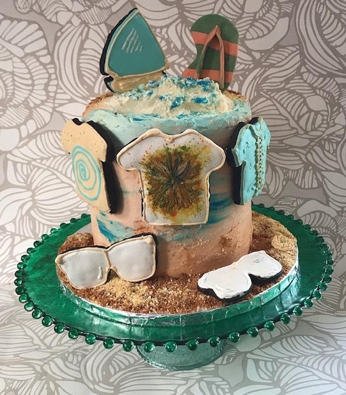 Beach Themed Cake 