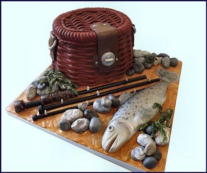 fishing basket cake ;)