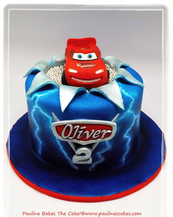 Electrifying "Lightning McQueen" With Airbrushed Lightning Effect!