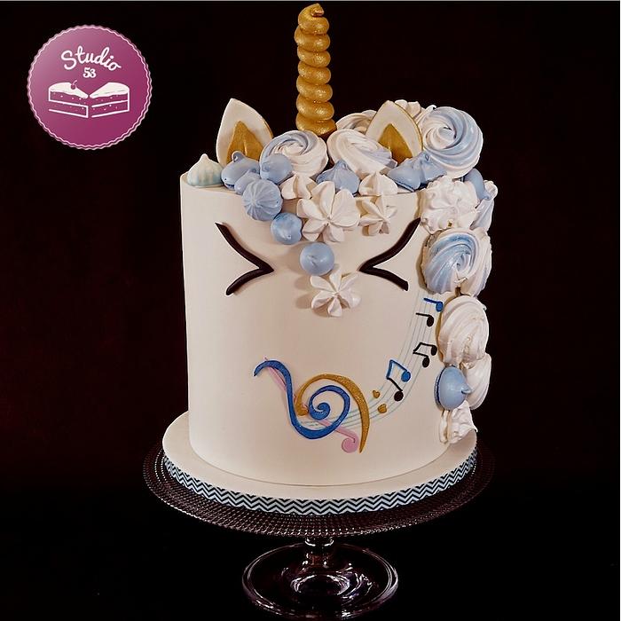Unicorn & Music cake