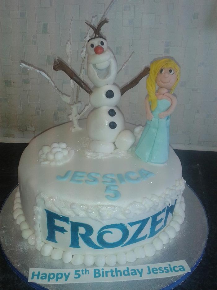 frozen cake