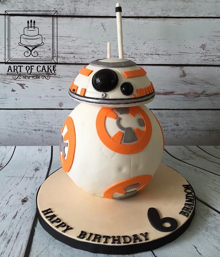 Star Wars BB8 Cake