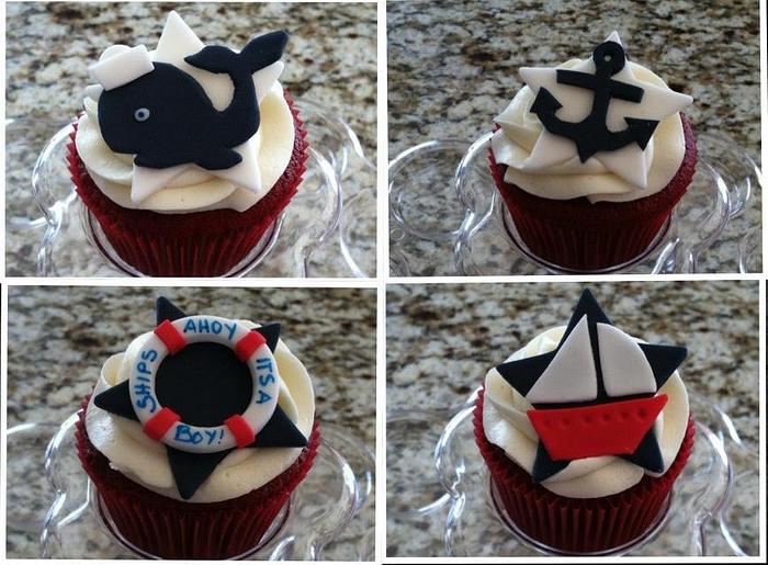 Nautical Cupcakes