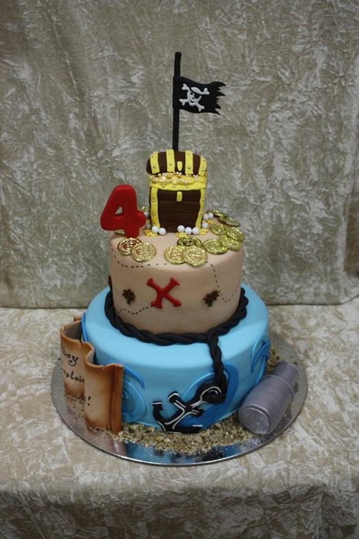 Pirate cake - Decorated Cake by The House of Cakes Dubai - CakesDecor