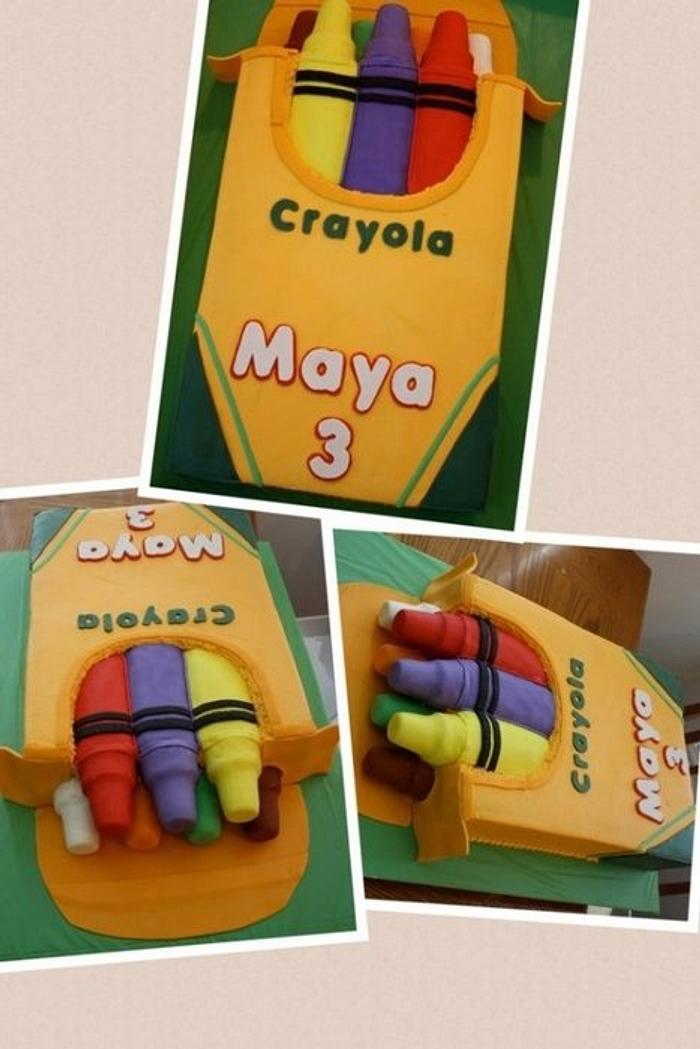 Crayon Cake