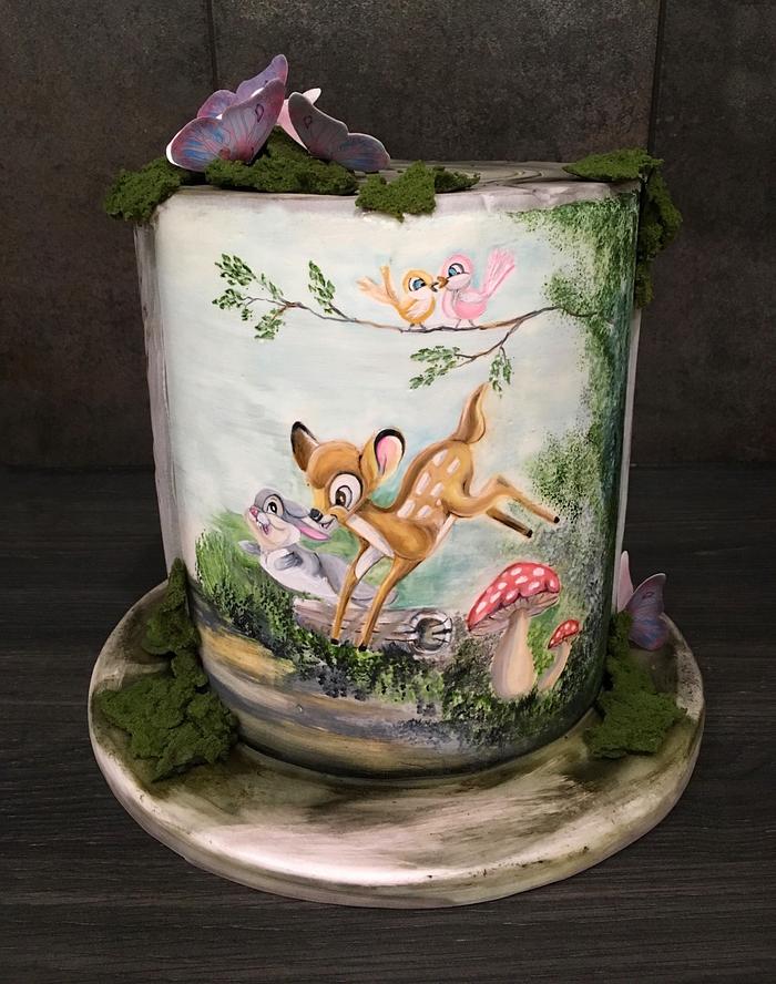 Bambi Disney Cake
