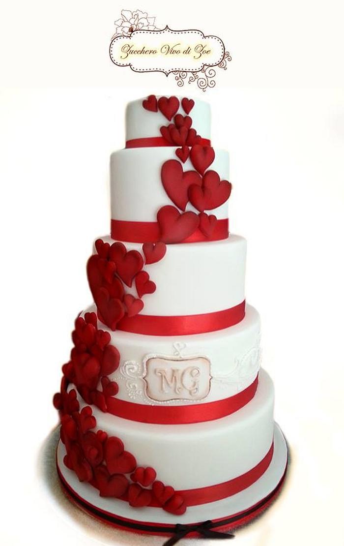 Wedding Cake in Love