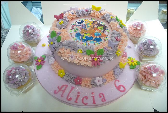 "The Winx Club" Girls Cake