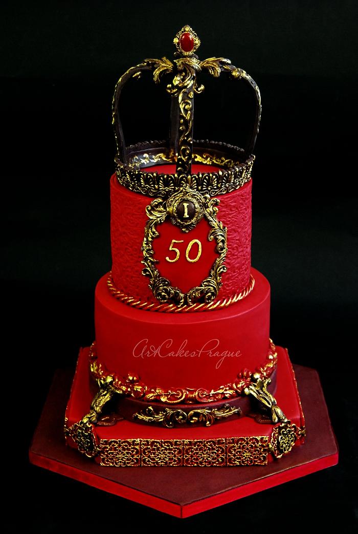 Royal crown cake