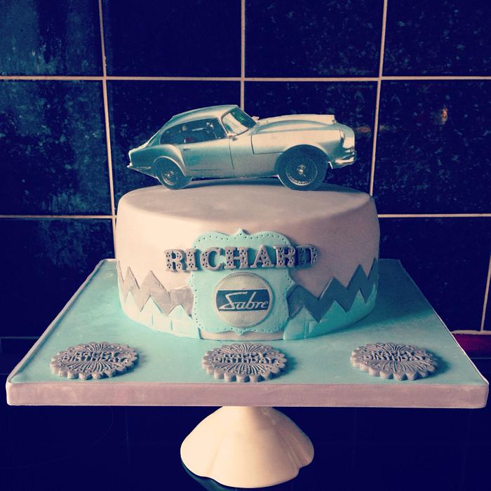 Classic Car Cake 