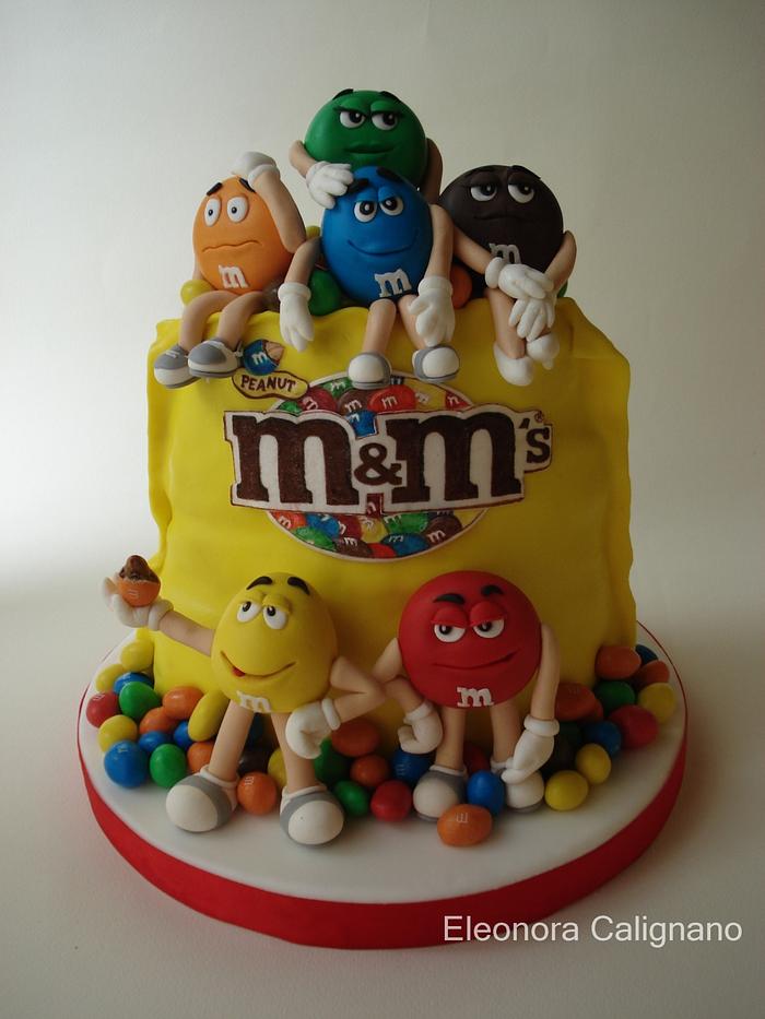 M&M's cake