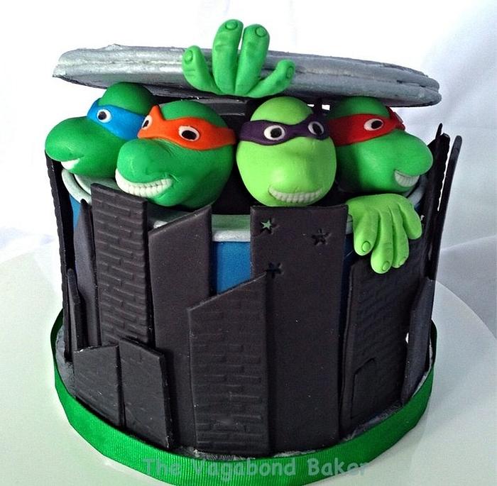 Teenage Mutant Ninja Turtle cake 