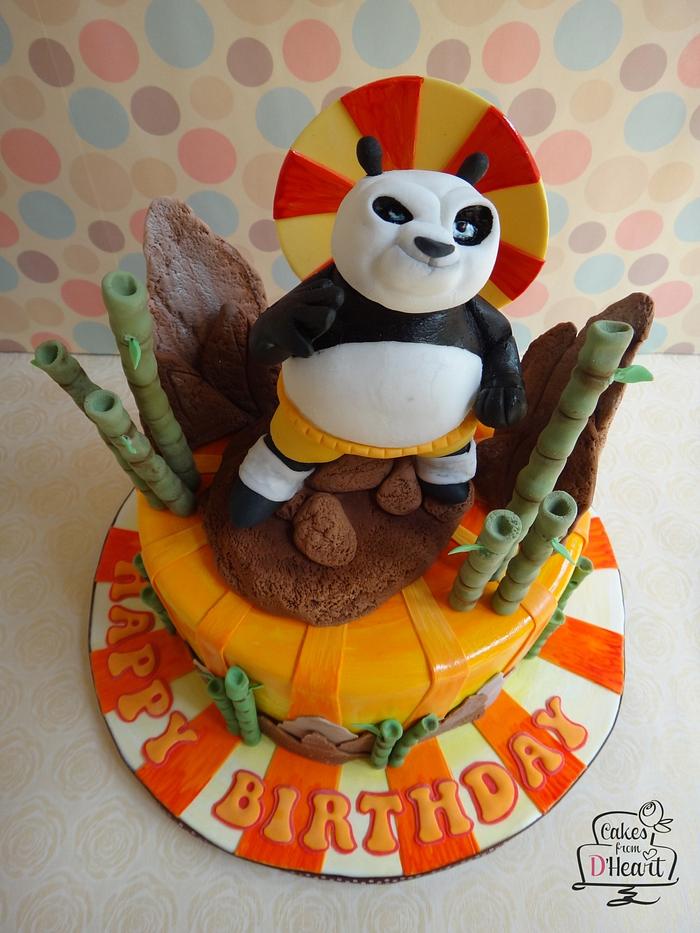 Skadoosh! Hiyaaa! Kungfu Panda Cake