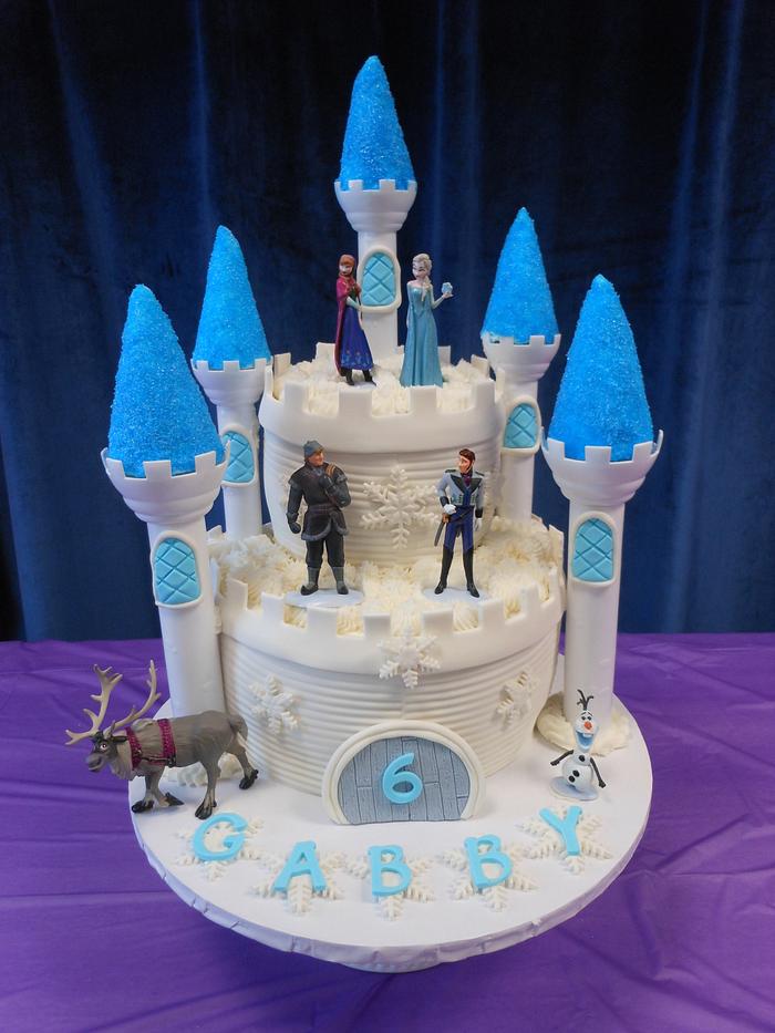 Gabby's 6th Frozen Birthday Cake