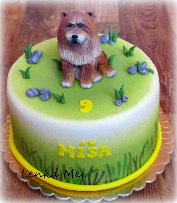 Cake with a Dog