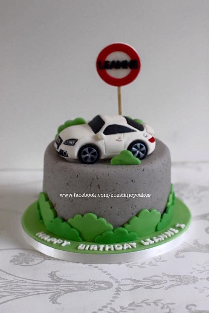 Audi car birthday cake :)