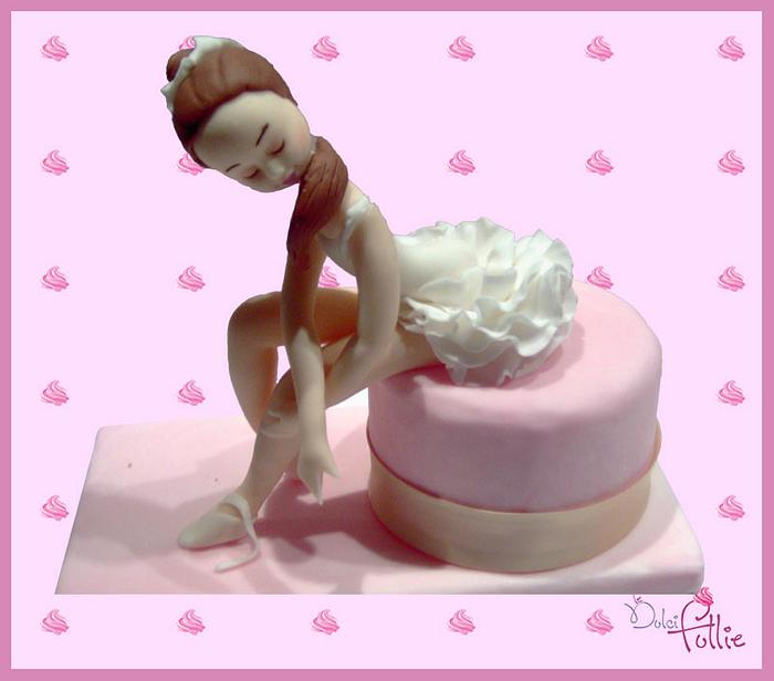 Cake topper Ballerina