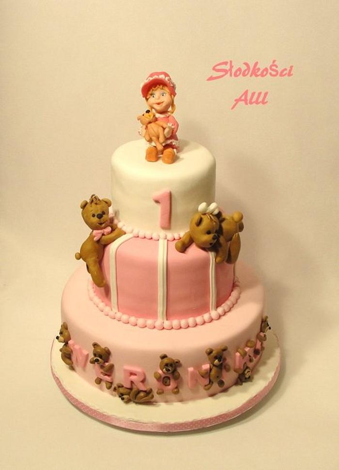  Teddy Bears cake