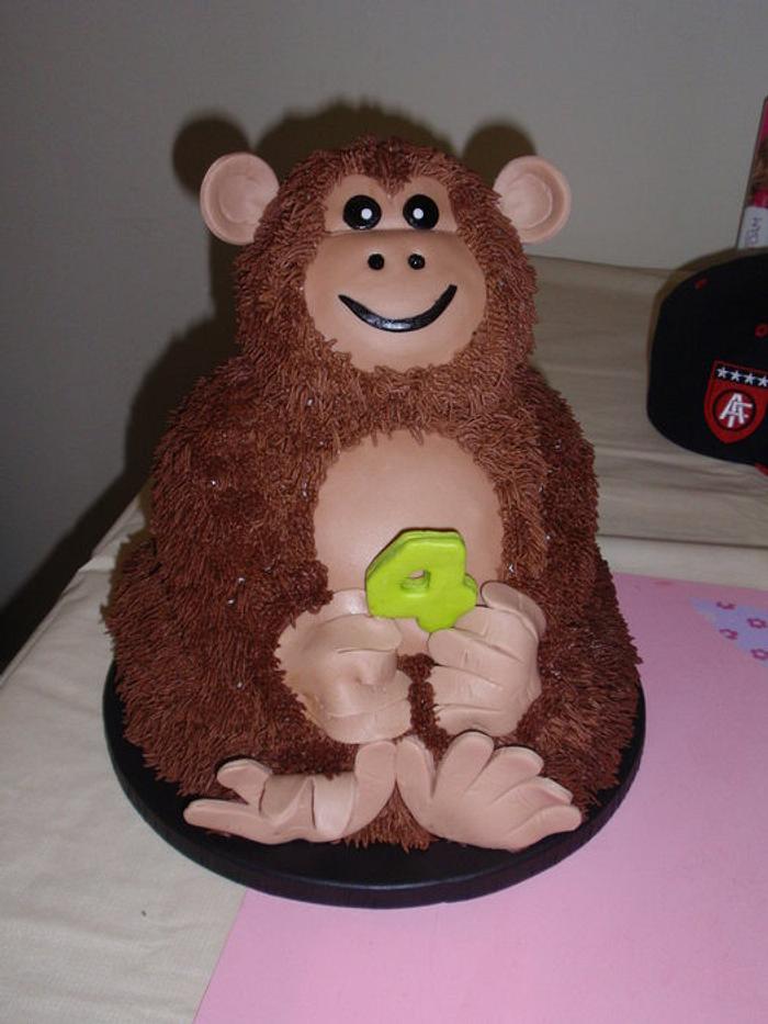 3D Monkey Cake