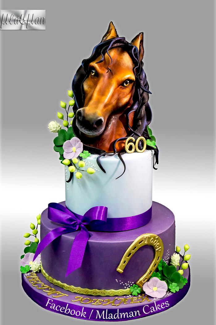 Horse Anniversary Cake