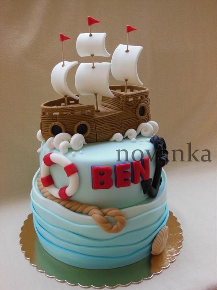 Boat cake
