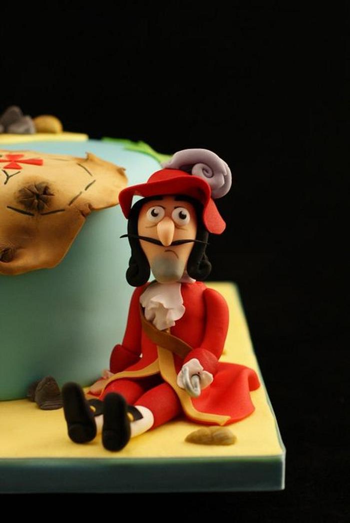 Jake and Captain Hook cake
