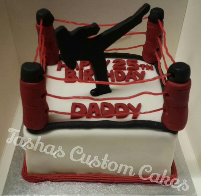 Kickboxing/Muay Thai boxing cake